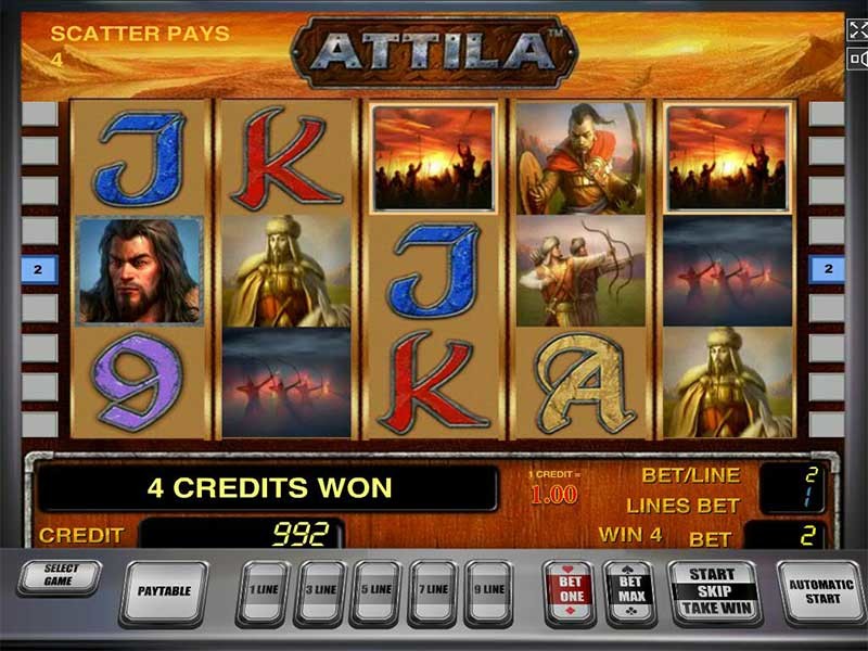 Игровой автомат Attila онлайн