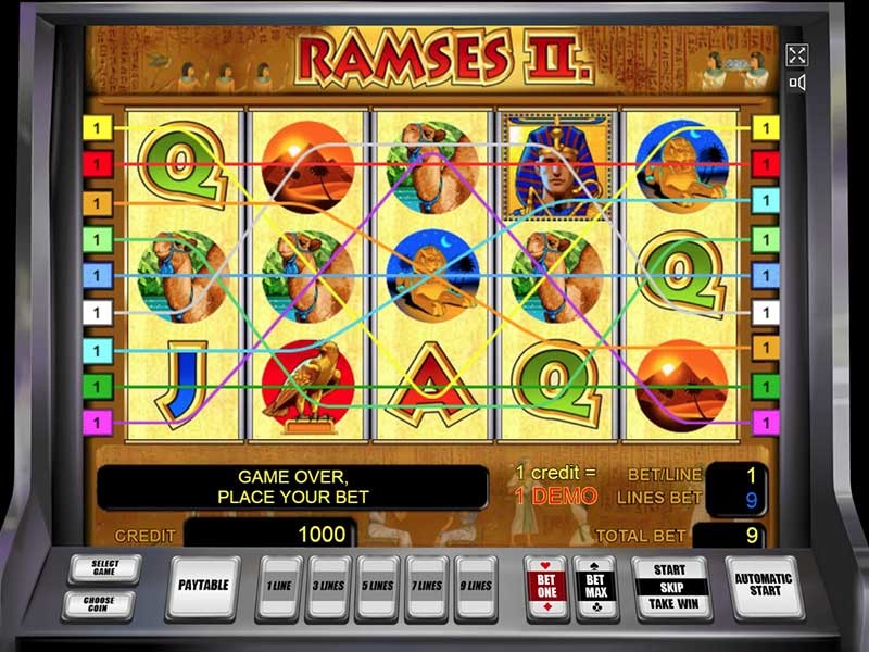 Игровой автомат Ramses II онлайн